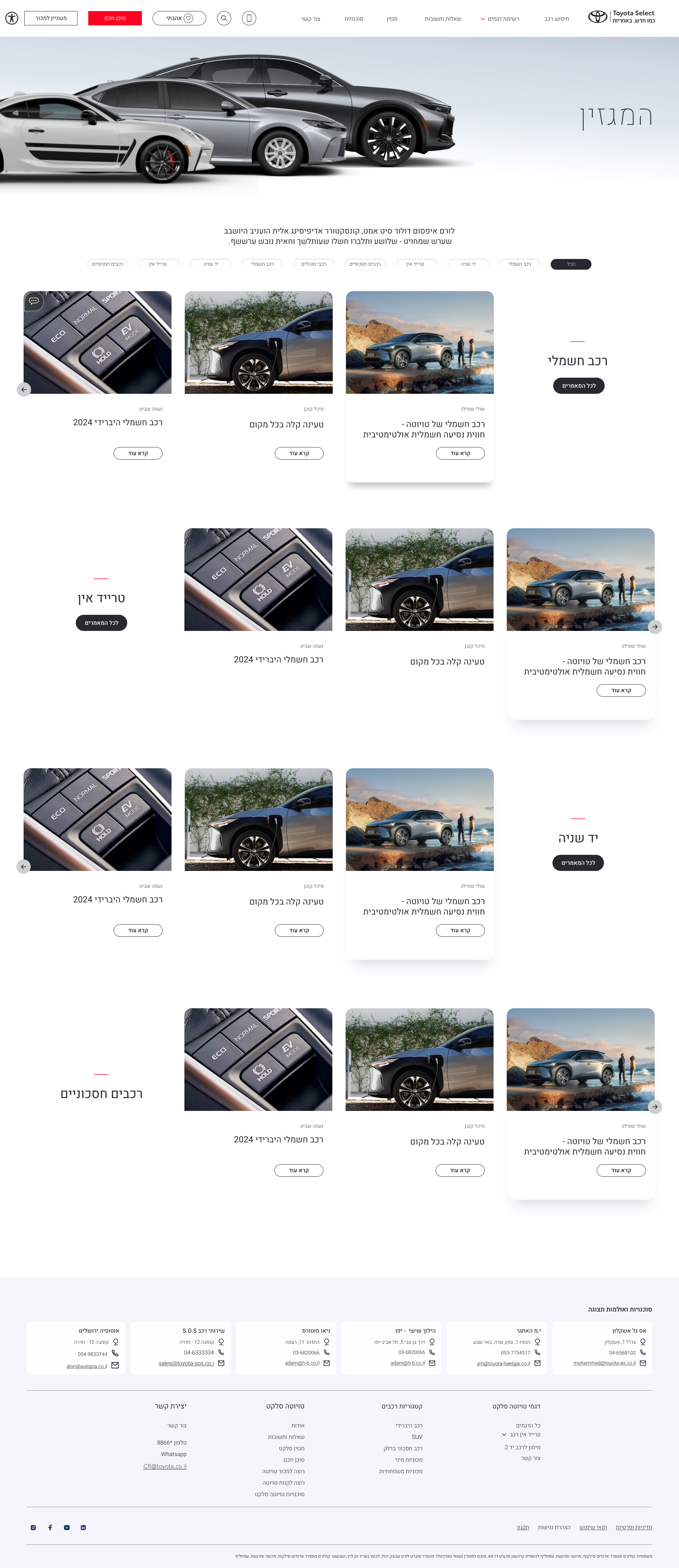 Articles Page Design